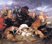 Sir Edwin Landseer The Hunting of Chevy Chase France oil painting artist